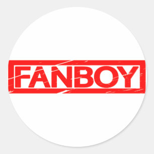 Fanboy Stamp Classic Round Sticker