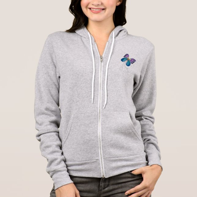 Fanciful Butterfly Hoodie (Front)