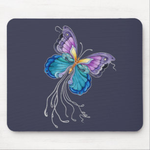 Fanciful Butterfly Mouse Mat
