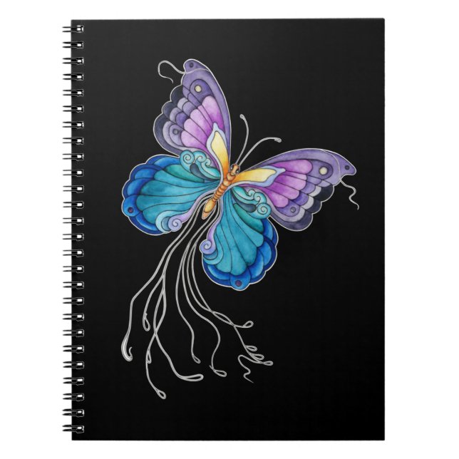 Fanciful Butterfly Notebook (Front)