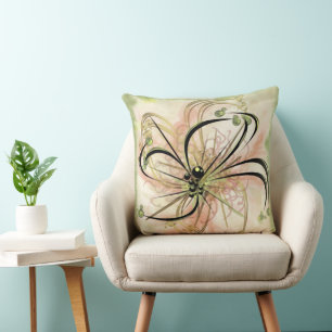 Fanciful Flower Cushion