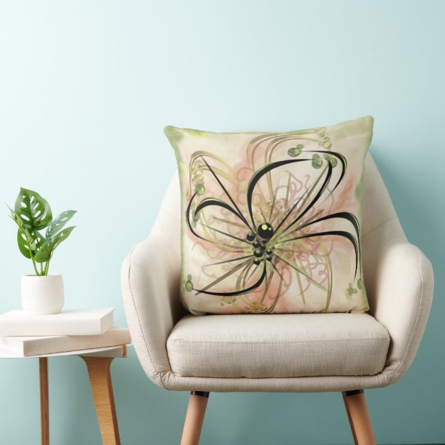 Fanciful Flower Cushion (Chair)