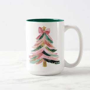 Fanciful Holidays Two-Tone Coffee Mug