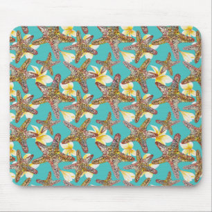 Fanciful Starfish Pattern Mouse Mat