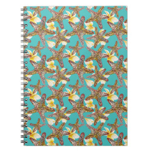 Fanciful Starfish Pattern Notebook