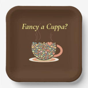 Fancy a Cuppa? Tea, that is. Paper Plate