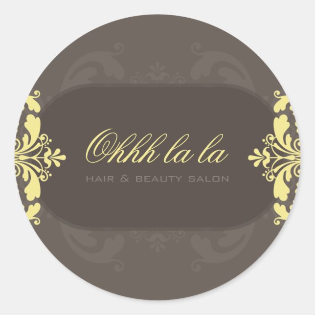 FANCY ADDRESS LABEL :: couture flourish 7B (Front)