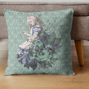 Fancy Alice Wonderland Aqua Tint Cushion
