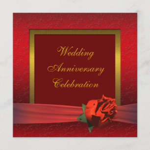 Fancy Anniversary Party Invitation