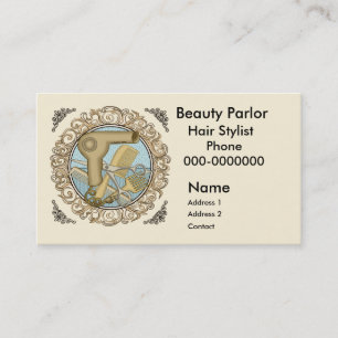 Fancy Beautician Appointment Card