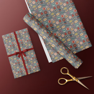 Fancy Beer Labels Collage Wrapping Paper