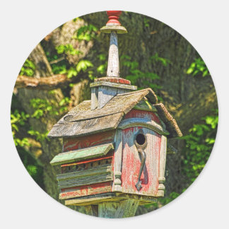 Fancy Birdhouse Sticker