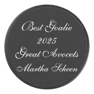 Fancy Black & White Award: Hockey Puck