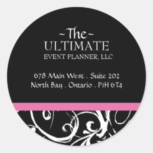 Fancy Black & White Stickers -  CO