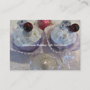Fancy Blank Christmas Gift Certificate