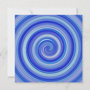 Fancy blue spiral