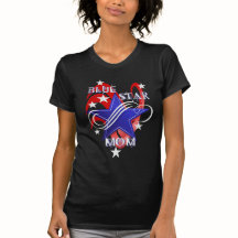 Fancy Blue Star Mum Shirts