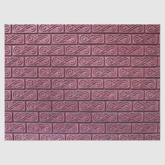 fancy bricks tissue paper (Front)