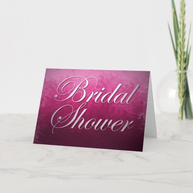 Fancy Bridal Shower card (Front)
