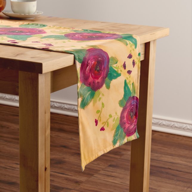 Fancy Burgundy Rose Runner (In Situ)