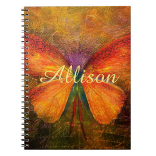 Fancy butterfly personalised   notebook