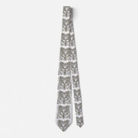 Fancy Cat Abalone Tie