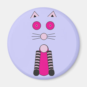 Fancy Cat Magnet
