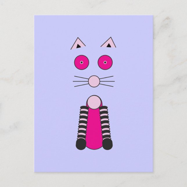 Fancy CAT Postcard (Front)