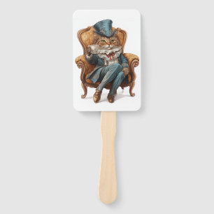 Fancy Cat Society � Victorian Royal Kitty Hand Fan