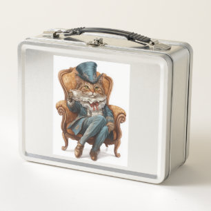 Fancy Cat Society � Victorian Royal Kitty Metal Lunch Box