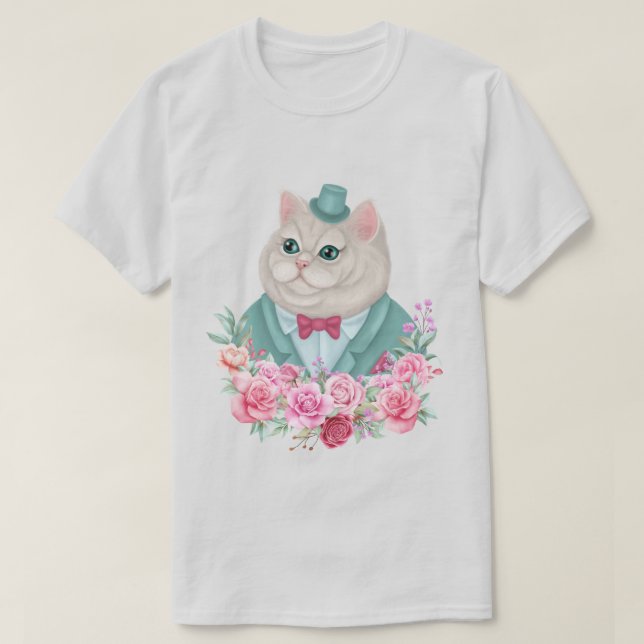 Fancy Cat T-Shirt (Design Front)
