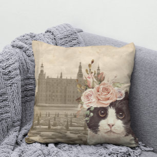 Fancy Cat & The Castle Cushion