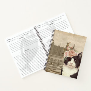 Fancy Cat & The Castle Recipe Notebook