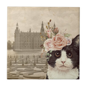 Fancy Cat & The Castle Tile