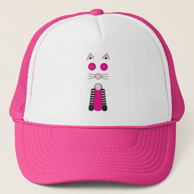 Fancy CAT Trucker Hat (Front)