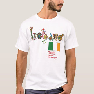 Fancy Celtic Lettering - Ireland T-Shirt