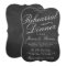 Fancy Chalkboard Wedding Rehearsal Dinner
