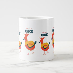 Fancy Chick Large Coffee Mug