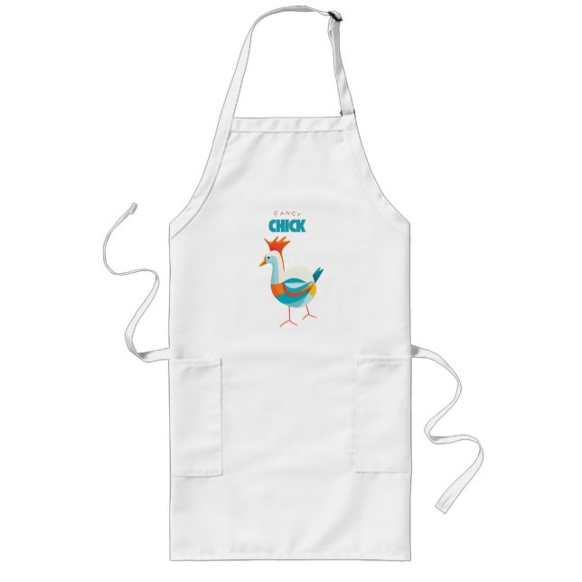 Fancy Chick Long Apron (Front)