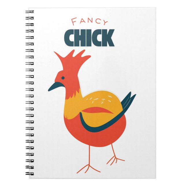 Fancy Chick Notebook (Front)