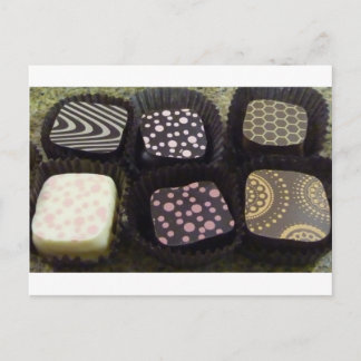 Fancy Chocolates Postcard