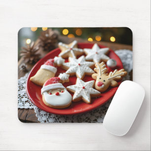 Fancy Christmas Cookies Mouse Mat