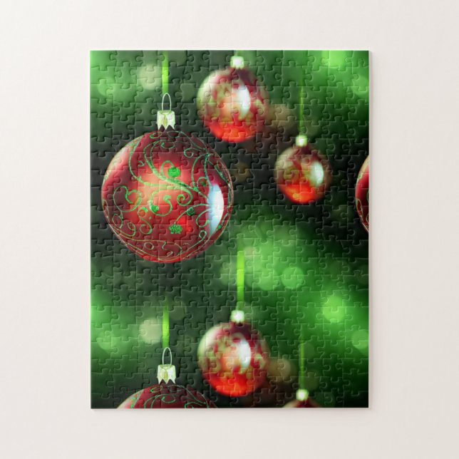 Fancy Christmas Ornament Jigsaw Puzzle (Vertical)