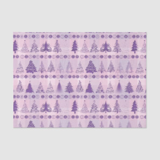 Fancy Christmas Tree Pink Tissue Paper