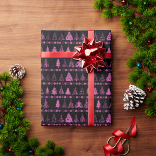 Fancy Christmas Tree Wrapping Paper