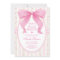 Fancy Coquette Sweet 16 Pink Bow Birthday