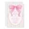 Fancy Coquette Sweet 16 Pink Bow Birthday