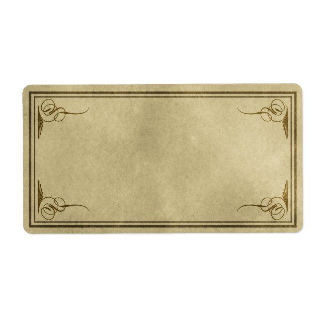 Fancy Corners Apothecary Label (Front)