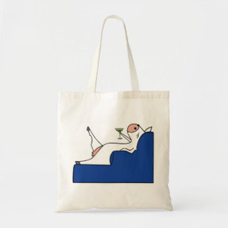 Fancy Cow Blue Tote Bag