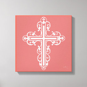 Fancy Cross Design No. 4 Canvas Print